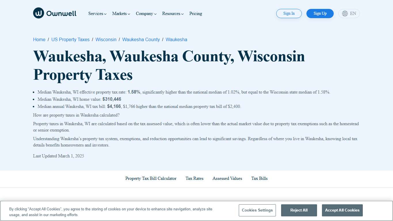 Waukesha, Waukesha County, Wisconsin Property Taxes - Ownwell